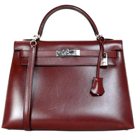 hermes rouge h box leather|hermes kelly sellier.